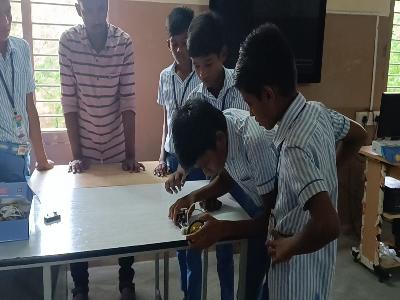 Auxistem session conducted in auxilium higher secondary school at sivagangai