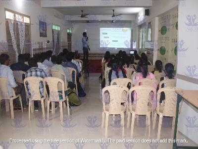Orientation for social work students of Holy cross college on project activities
