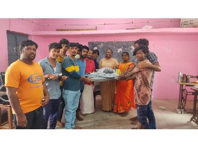 Sports Materials Distribution At Devarayaneri 