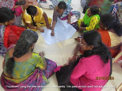 Training On Cost Effective Balanced Diet  Food Planning for Self-help Women group at Coimbatore