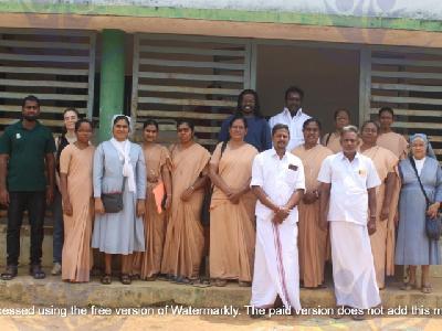 Goat distribution for farmers at athivetti village